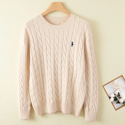 Cashmere Hoodie O-Neck Sweater