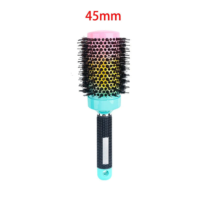 Professional Ceramic Thermal Round Brush Salon Blow Drying Curling Barrel Brush