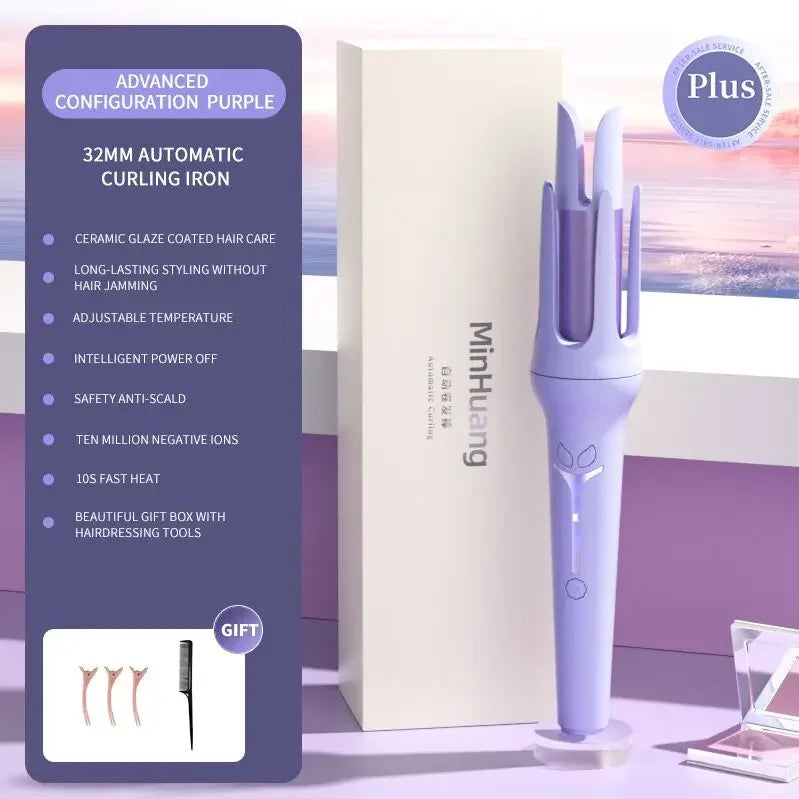 Automatic Curling Iron 32 mm Big Roll Anion  Ceramic Hair