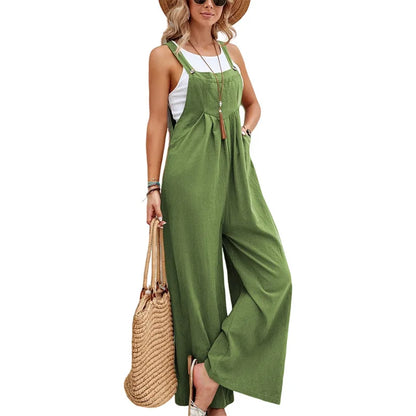 Slim Street Wear Prevalent  Chic Jumpsuits