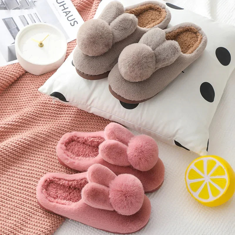 Winter Warm Cotton Cartoon Design Slipper