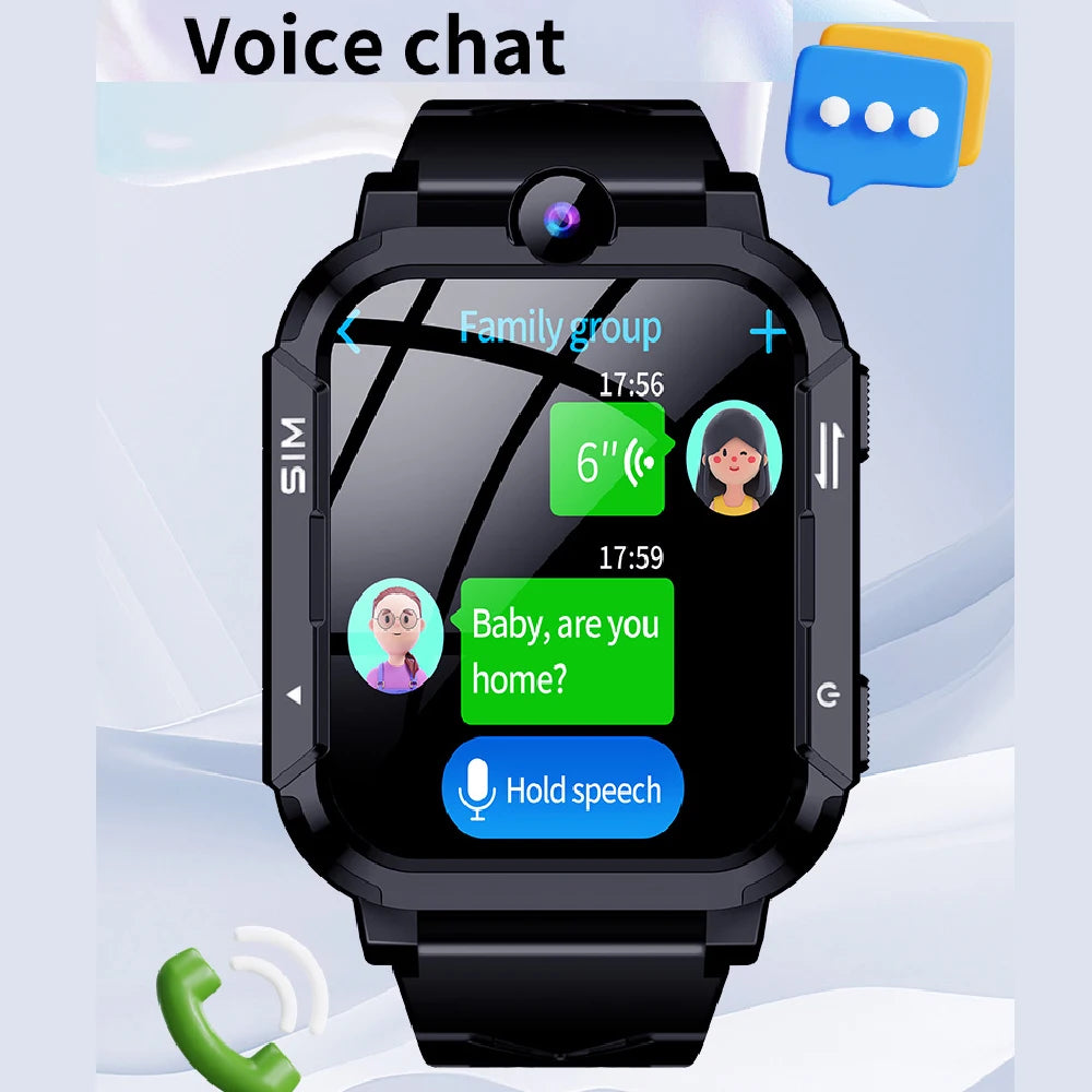 Smart Watch Kids GPS WiFi Tracking Location Video Call SOS APP Download Monitor