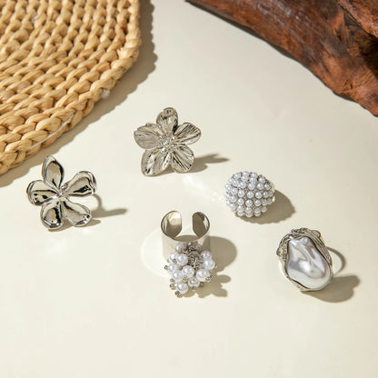 DANA Circle Geometry Opening Joint Rings Set