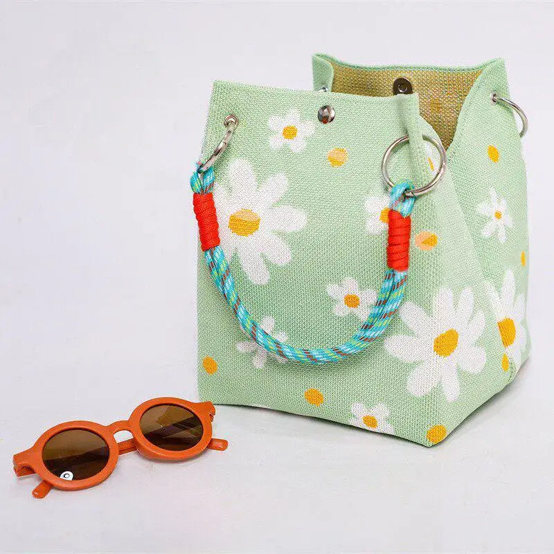 Versatile Cute Knitted Handbag With 3D Magnetic Snap Handbag Clutch Bag