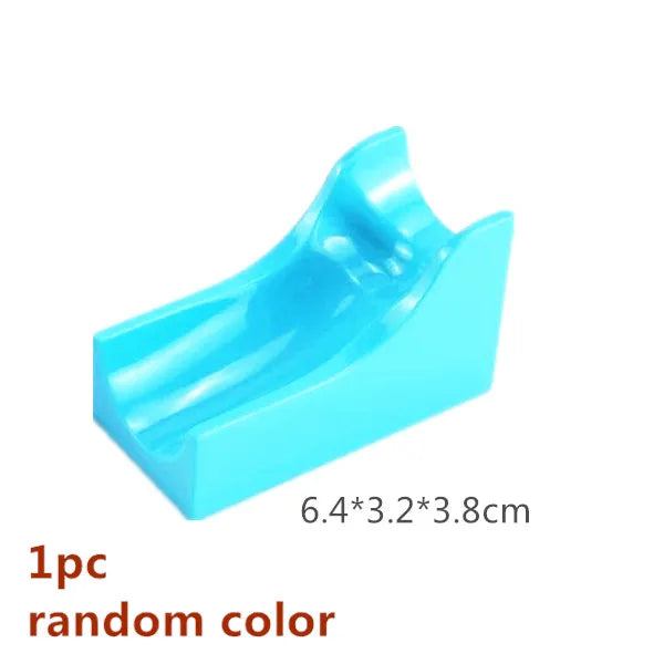 Big Building Blocks Marble Race Run Track Dinosaur Part Maze Toy