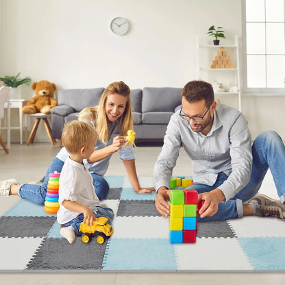 Soft Plush Warm Carpet Baby Play EVA Foam Floor Game Mat