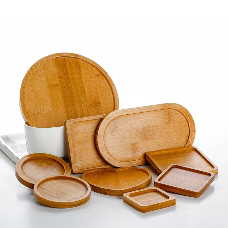 Bamboo Mini Tray Multi Style Storage Trays