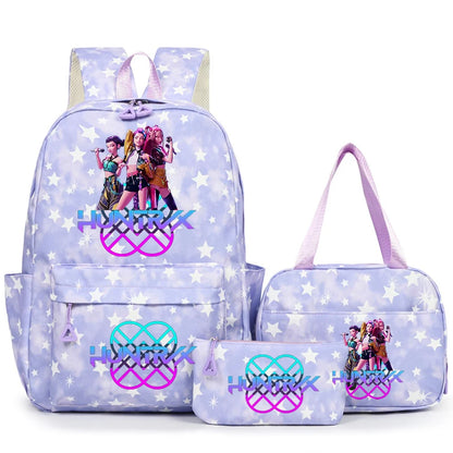 3Pcs/Set KPop Demon Hunter School Bags