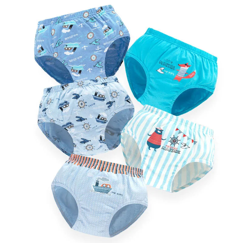 5 Packs/Box Mickey Cartoon Soft Cotton underwear