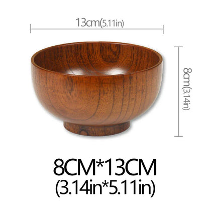 Japanese Sour Jujube Wood Bowl Baby Bowl