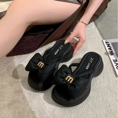 High Heels Leisure flower Slipper