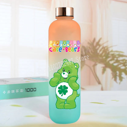 Cute Care Bears Water Bottle Outdoor Sports Kawaii Cup