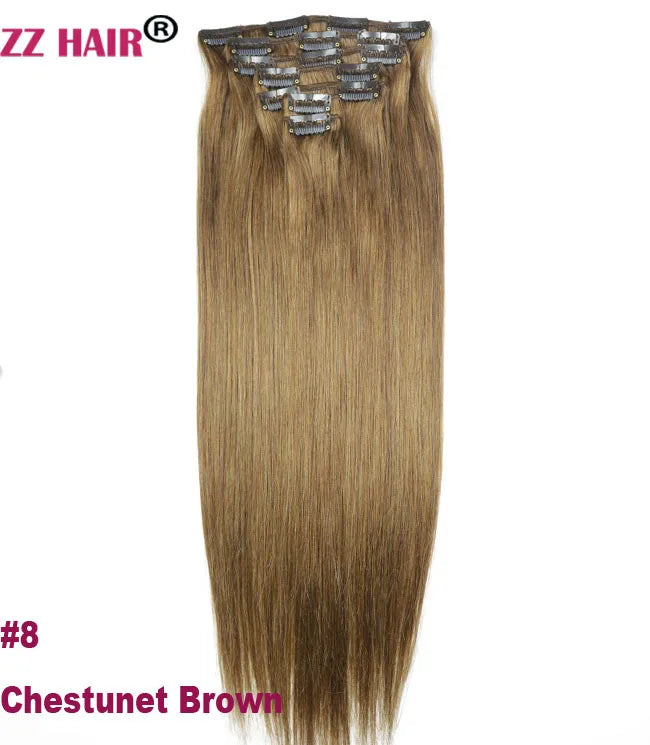 100% Human Hair Straight Natural Wigs
