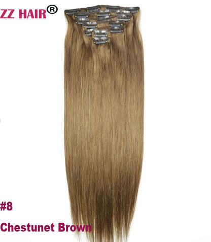 100% Human Hair Straight Natural Wigs