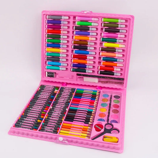 150 Brush Set Children's Painting, Stationery Box