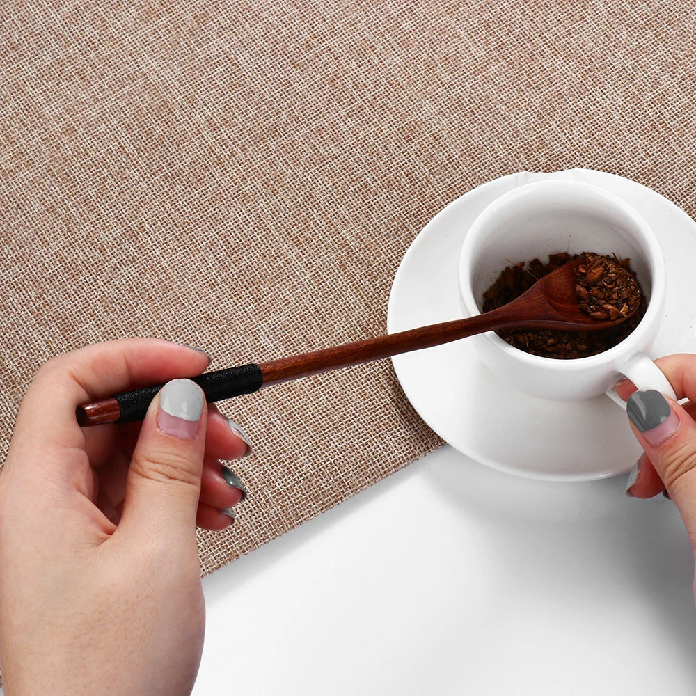 1Pc Wooden Spoon for Eating Mixing Stirring Cooking