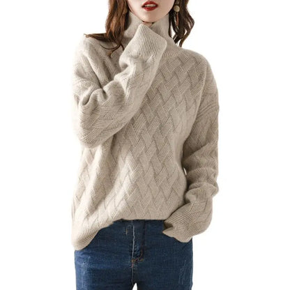 Loose Sweater Winter Chic Cashmere Oversize Thick Sweater Pullovers