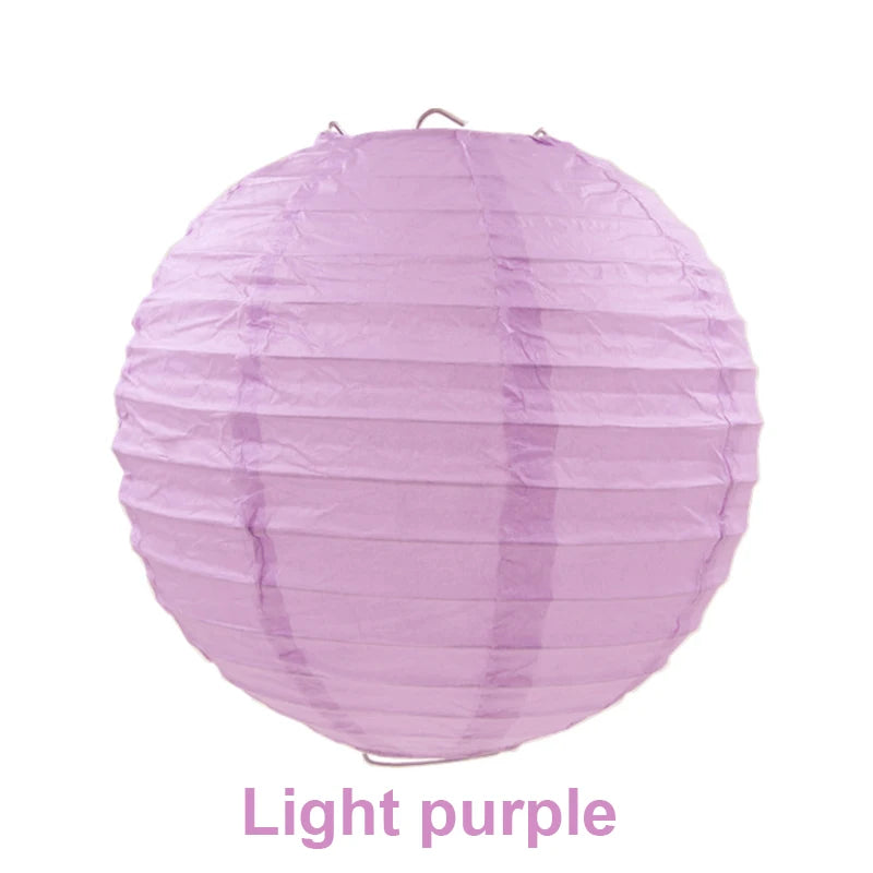 10/15/20/25/30cm Round Chinese Paper Lanterns Birthday Wedding Decor Gift