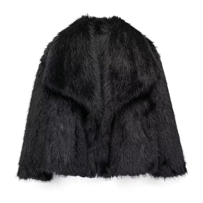 Faux Fur Coat Fluffy Jacket
