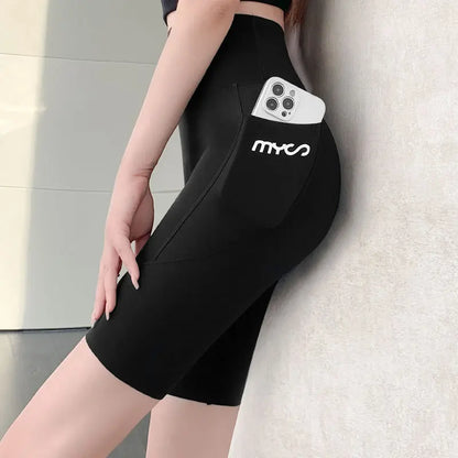 Pantalones deportivos de cintura alta para correr o de uso diario