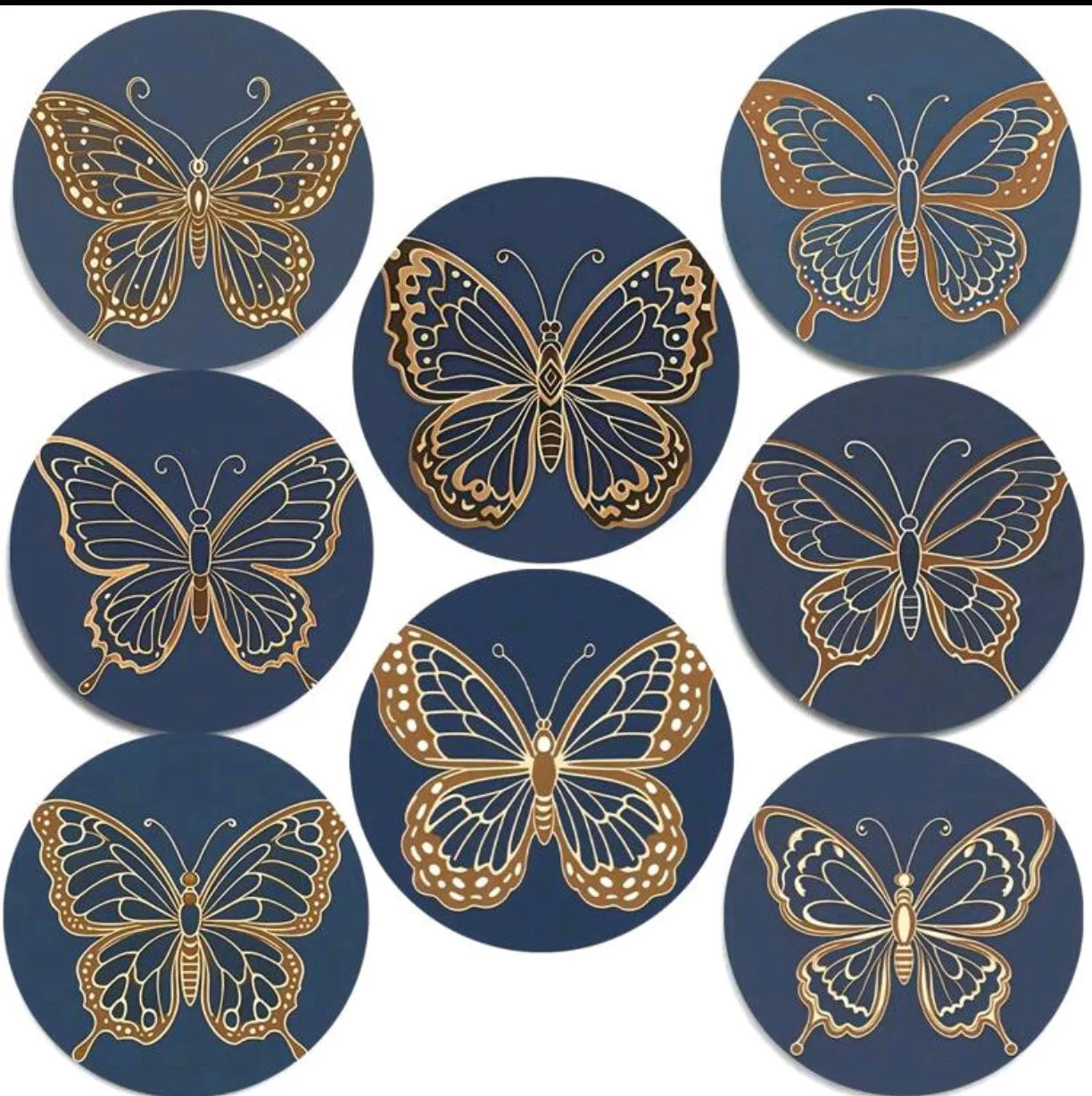 8PCS 10cm Wooden Coaster Teapot Mat