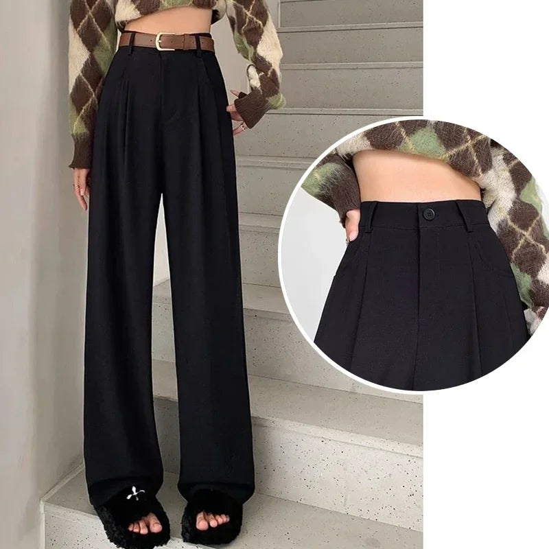 Baggy High Waist Wide Leg Pants