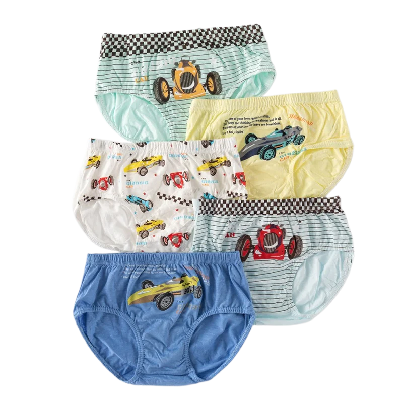 5 Packs/Box Mickey Cartoon Soft Cotton underwear