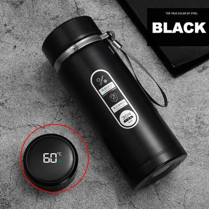 Thermos Stainless Steel Vacuum Bottle with LED Temperature Display