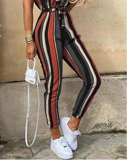 Casual Slim Fit Jumpsuit Pants