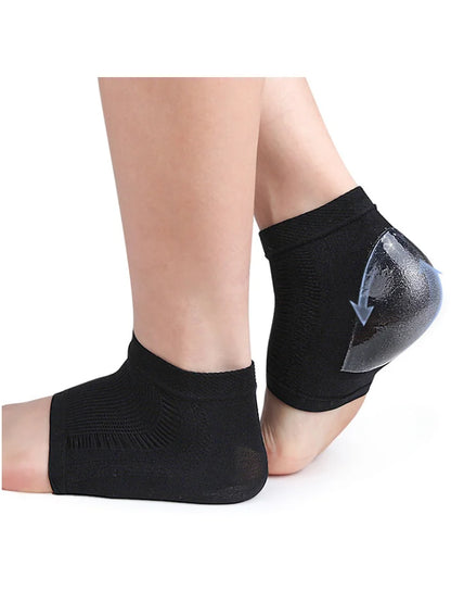 2PCS Gel Silicone Heel Protector Sleeve Heel Pads
