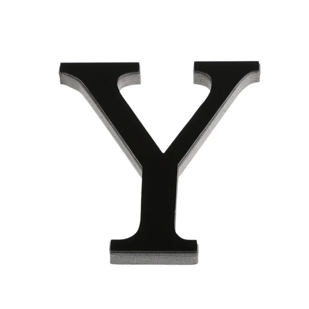 26 Letters DIY 3D Mirror Acrylic Wall Sticker