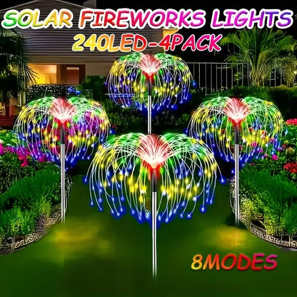 6Pack Outdoor Solar Garden Lights LED Garden Lights 8 Lighting