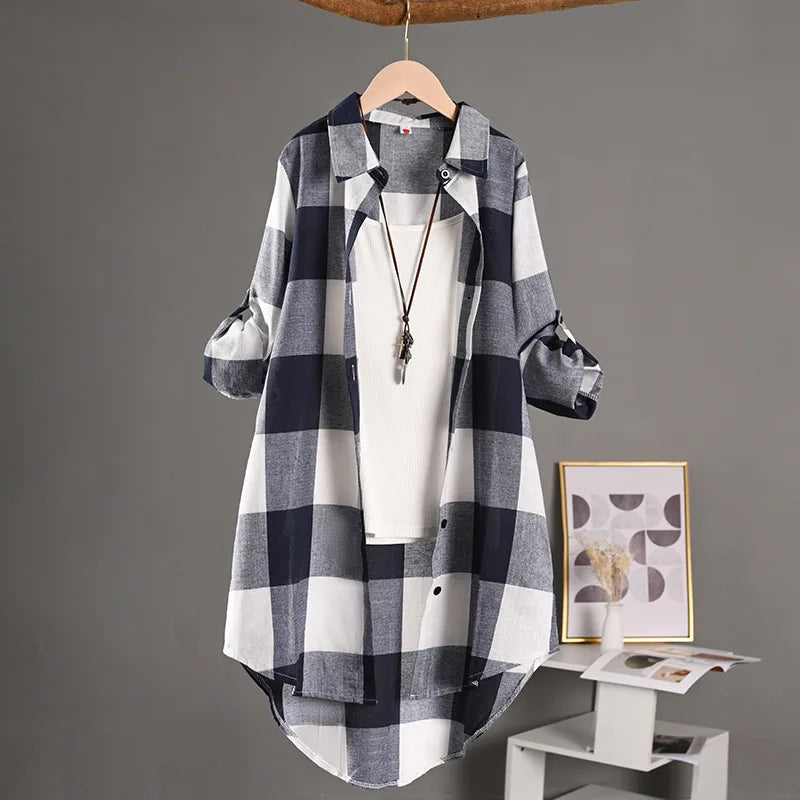Plaid Long Sleeve Long Sleeve Shirts