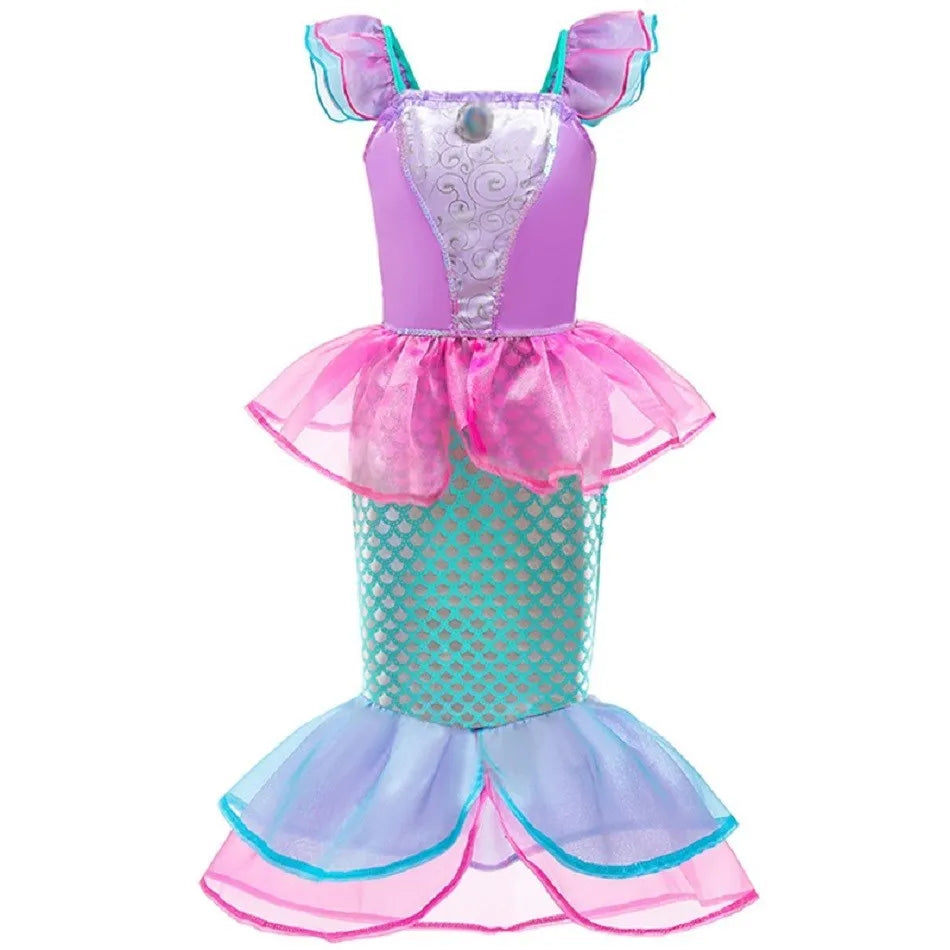 Elsa Anna Jasmine Rapunzel Pageant Cosplay Costume