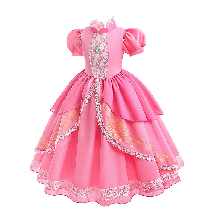 Fancy Puff Sleeves Costume Cosplay Dress