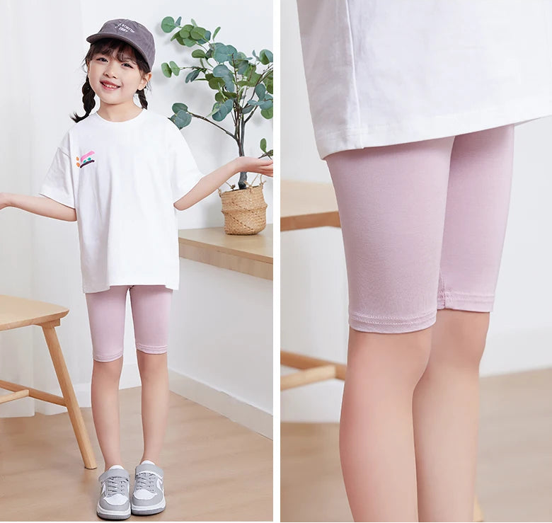 Girls trousers leggings short pants