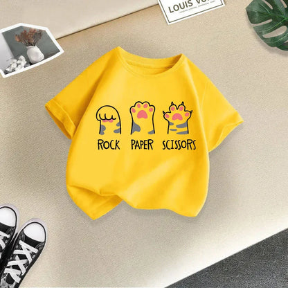 Cat Candy Funny Short Sleeve Baby Girl T-shirt