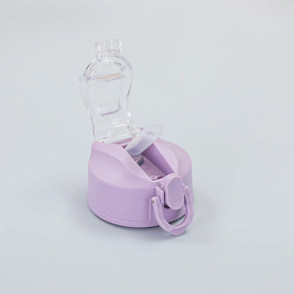 900ml Care Bears Cute Water Bottle with Straw Girls School Plastic Cup