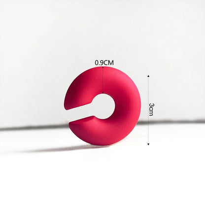 DANA Round Circle Clip Earrings