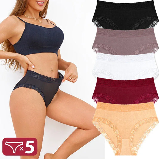 Plus Size Sexy Briefs Striped Lingerie