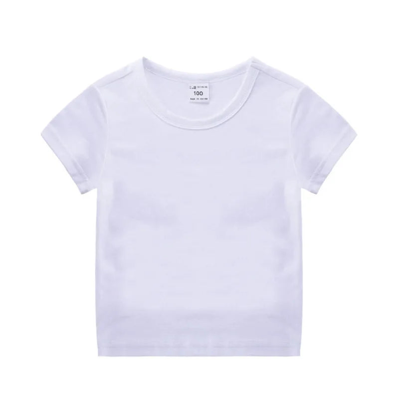 Summer Kids Short Sleeve T-Shirt Toddler Cotton T-Shirts