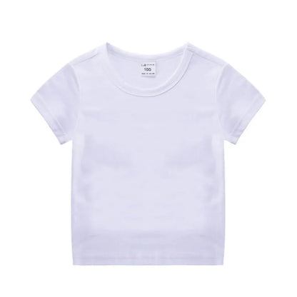 Summer Kids Short Sleeve T-Shirt Toddler Cotton T-Shirts