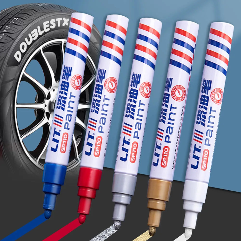 3mm 10p Colorful 8 Colors Permanent Paint Marker Waterproof
