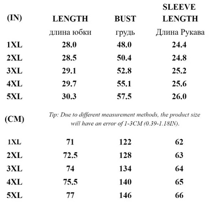 Large Size Casual Crew-neck Flared Long-sleeved T-shirt