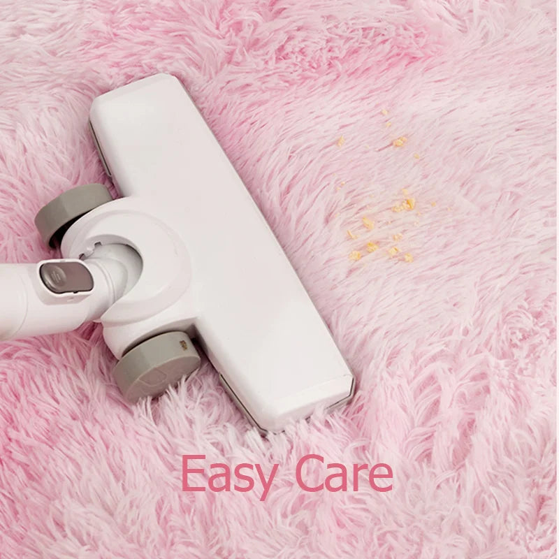 Pink Kids Carpet For Girls Bedroom