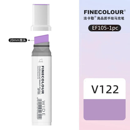 Finecolour 20mm Wide Markers Alcohol Line Sketching Art Markers Pen