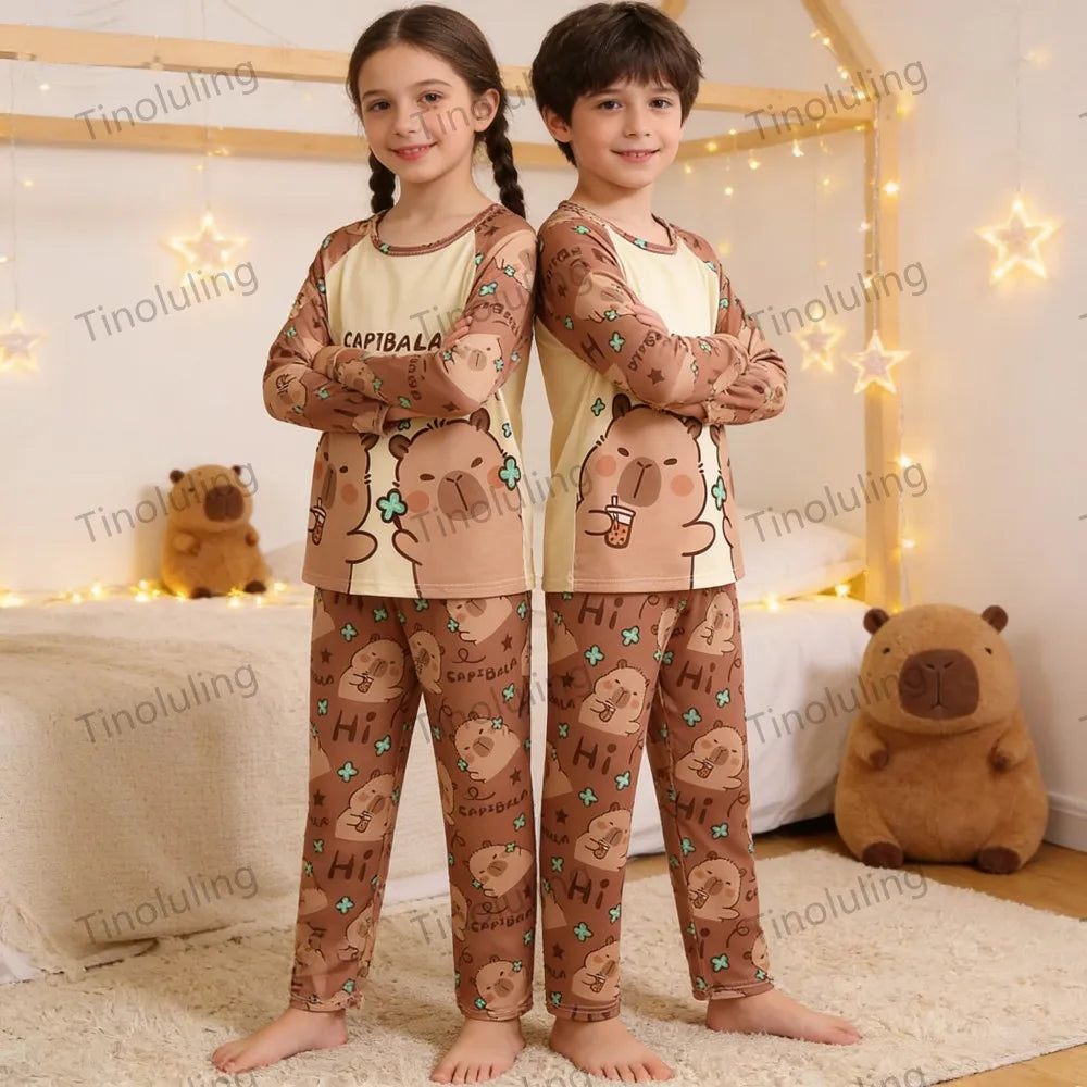Sleepers Cartoon Boutique Long Sleeve 3 4 5 6 7 8 9 10 11 12 Yrs Pajamas