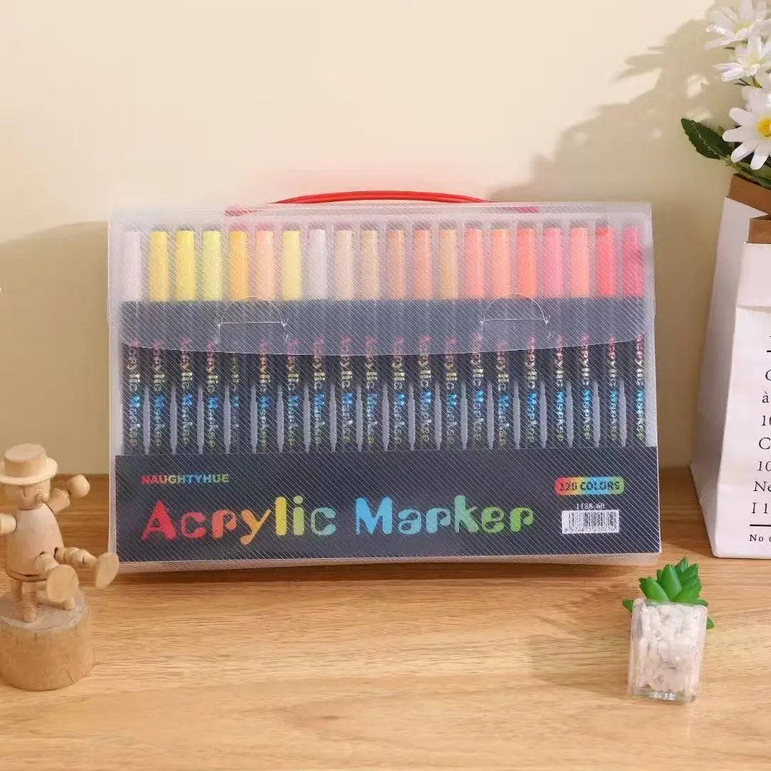 Professional Art Use 24/48-Color Acrylic Paint Markers