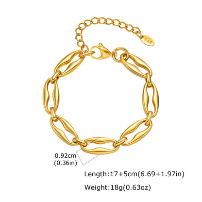 DANA Chunky 18k Gold Plated Bracelets