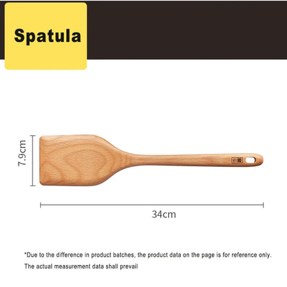 COOKER Thickened Beech Wood Spatula Wooden